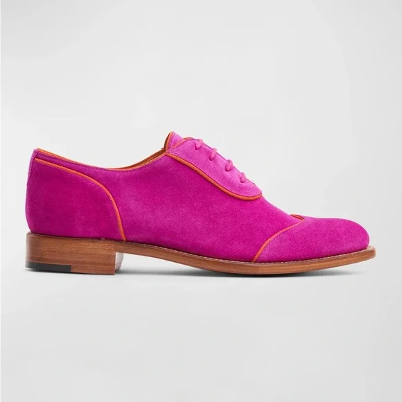 Office of Angela Scott Fuschia Oxfords - Picture 1 of 13